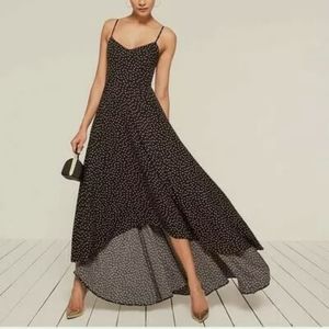 Reformation Sorrento Dress Selene Black & White 0